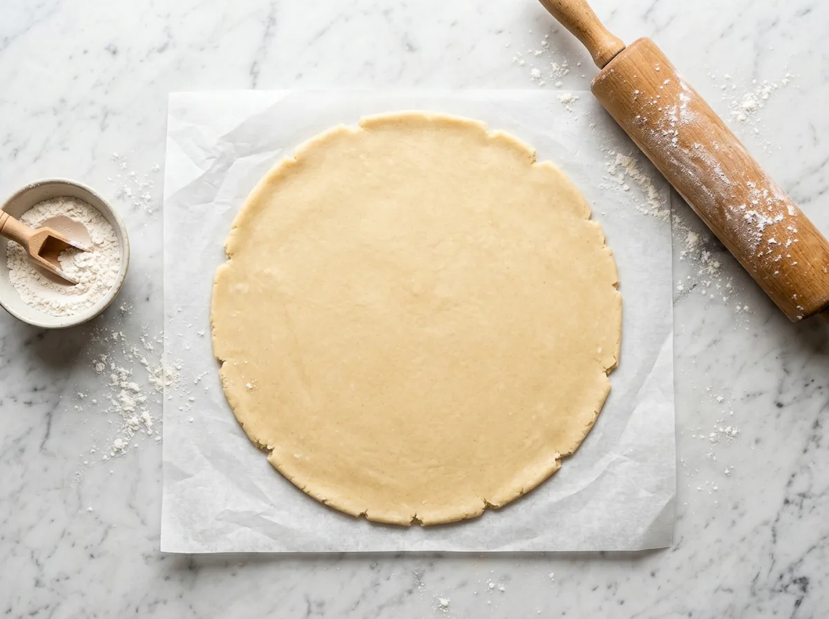 Strawberry Galette roll dough